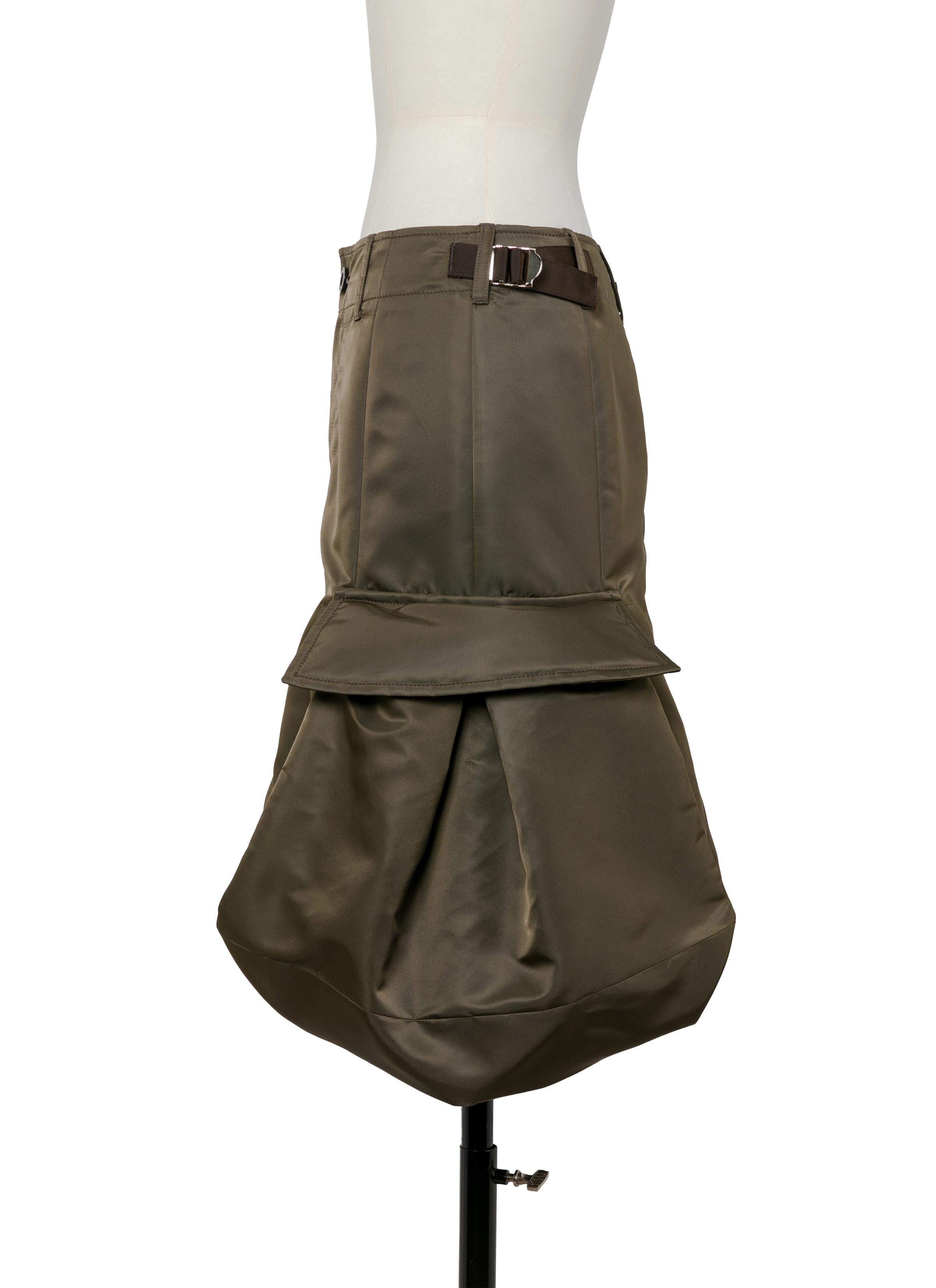 Nylon Twill Skirt - 2