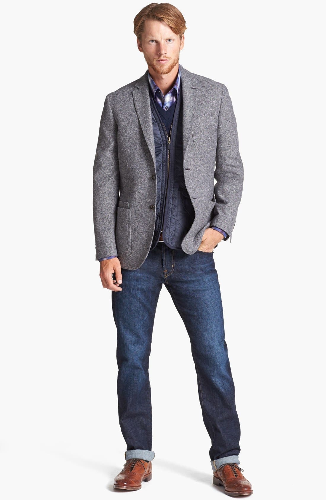 'Polarquilt' Relaxed Fit Zip-In Liner Vest - 3