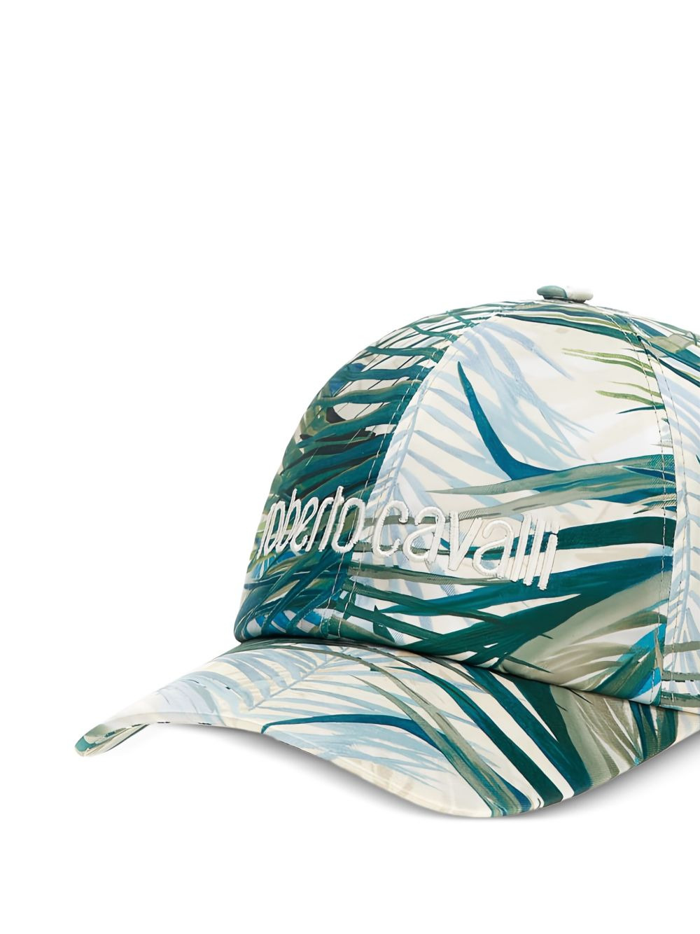 palm-print embroidered-logo baseball cap - 3