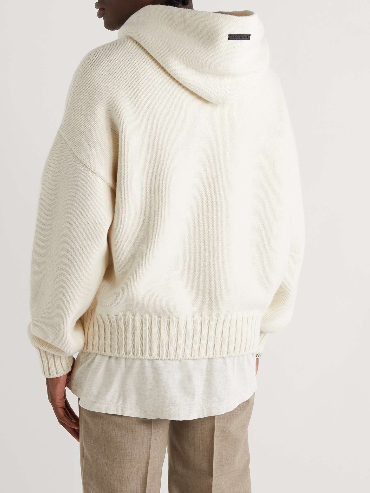 Oversized Wool Hoodie - 4