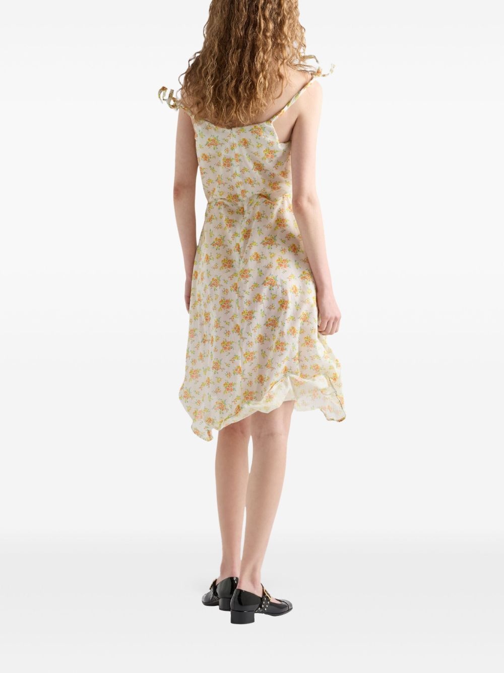 floral-print dress - 3