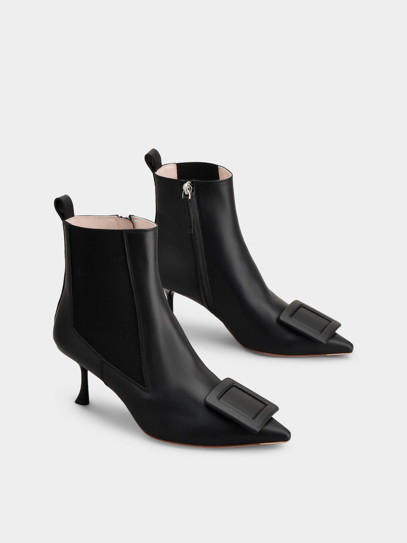 Viv' in The City Booties in Leather 2