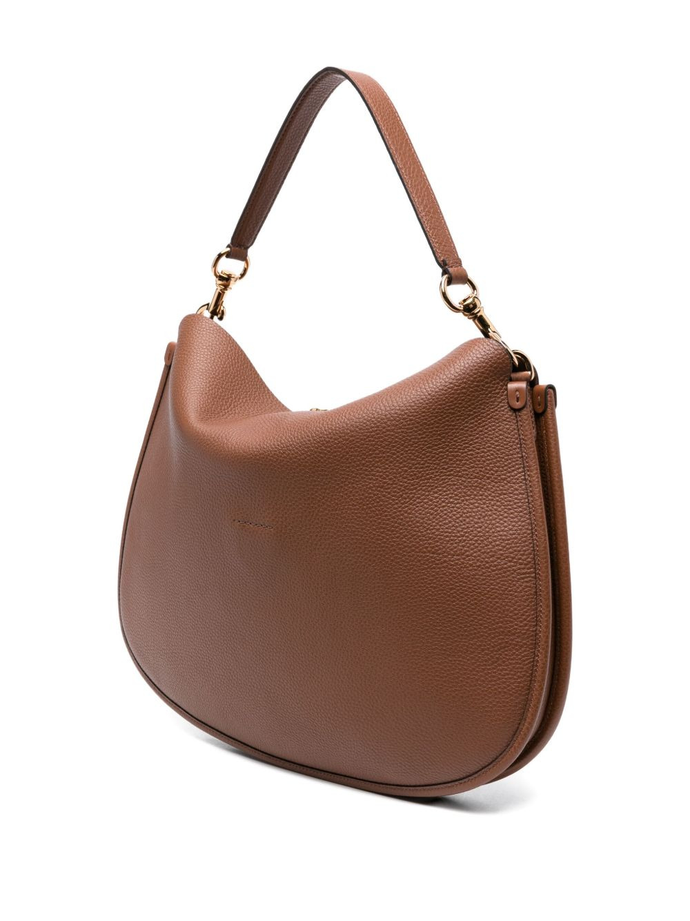 medium leather shoulder bag - 3