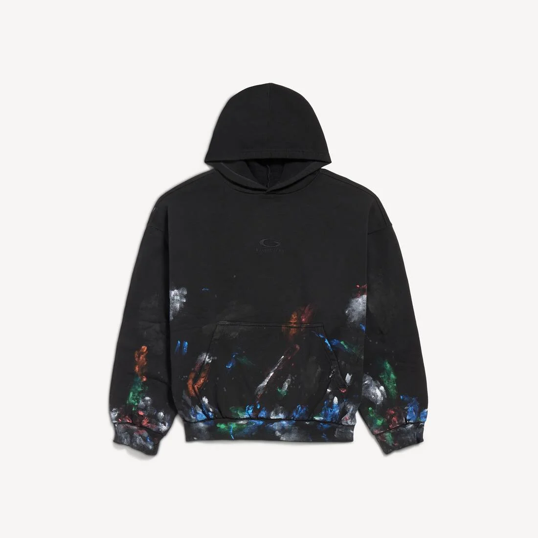 Men's Painter's Shirt Medium Fit Hoodie in Black - 1