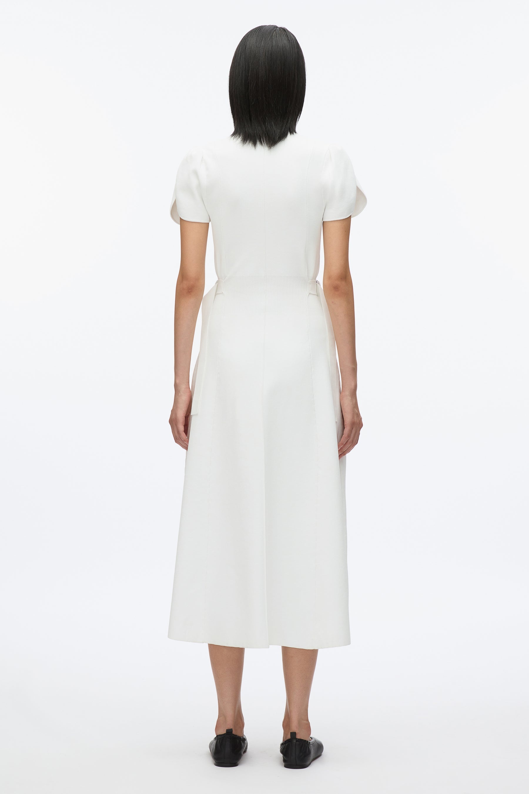Compact Rib Tulip Dress - 4