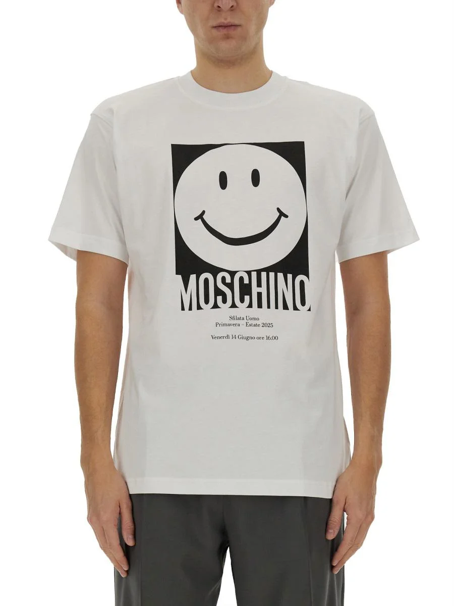 Moschino T-Shirt Con Stampa Logo - 1