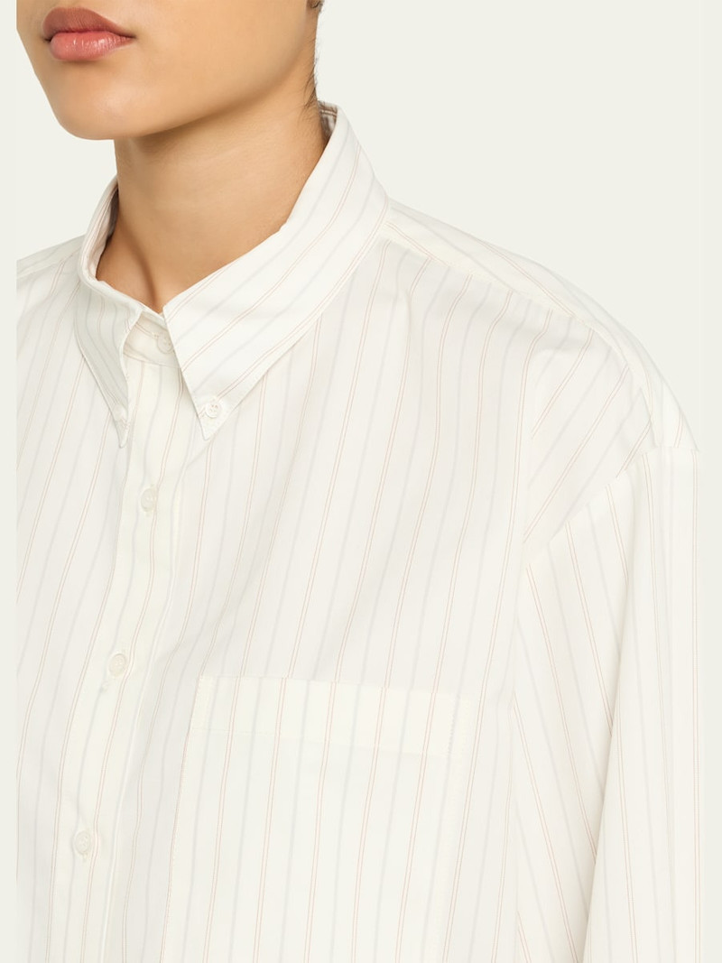 J. D. Shirt in Mixed Pinstripe Superpop 5