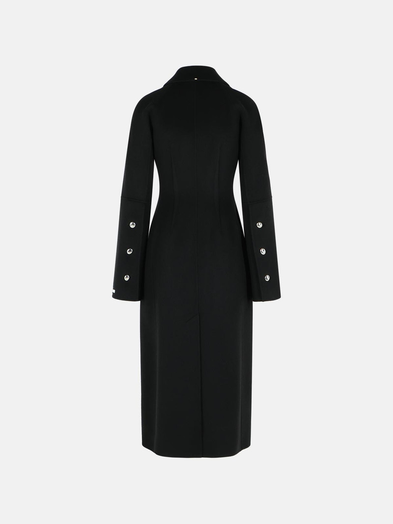 Sportmax 'DANZATO' BLACK VIRGIN WOOL COAT outlook