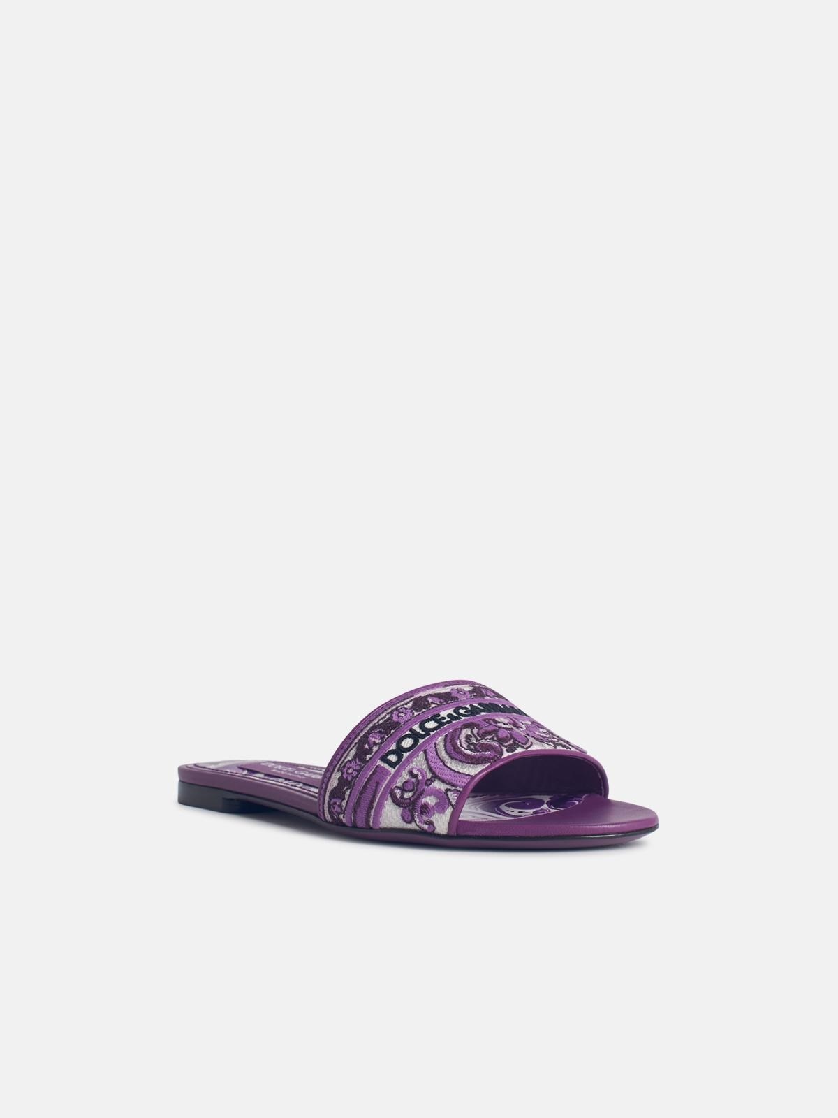 SLIPPER WITH MAJOLICA EMBROIDERY - 2