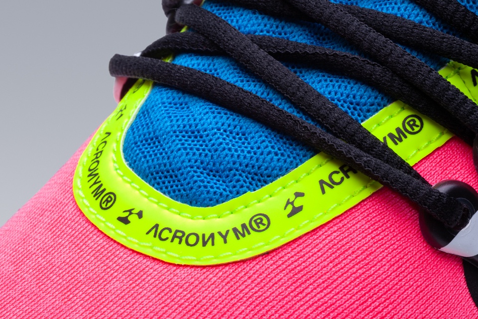 APM2-600 Nike® Air Presto Mid / Acronym® Racer Pink/Photo Blue/Black - 11