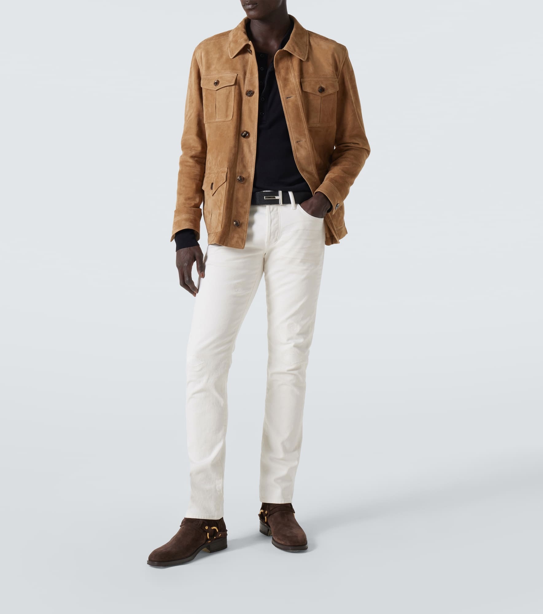 Distressed slim jeans - 2