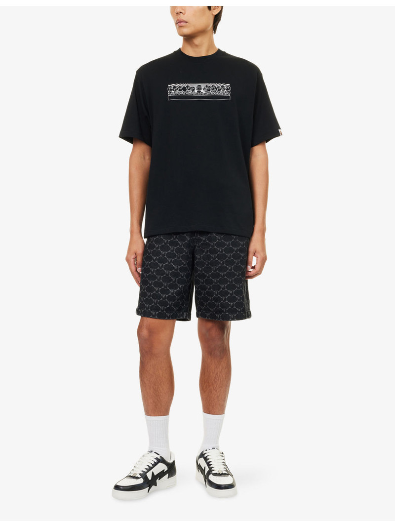 A BATHING APE® Baby Milo Graphic-Print Cotton-Jersey T-Shirt outlook