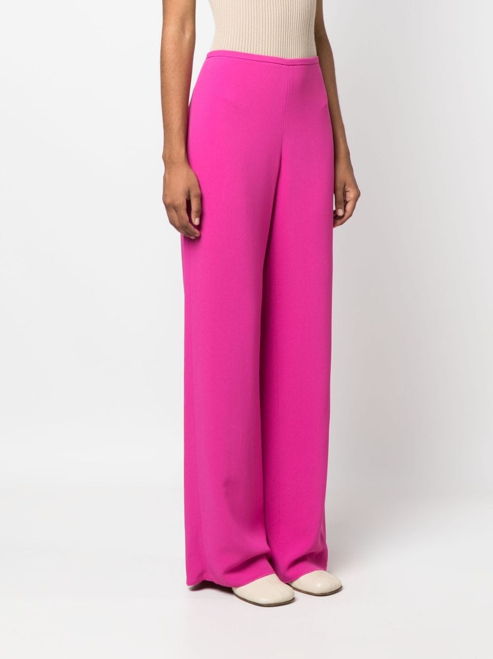 high-waisted palazzo pants - 3