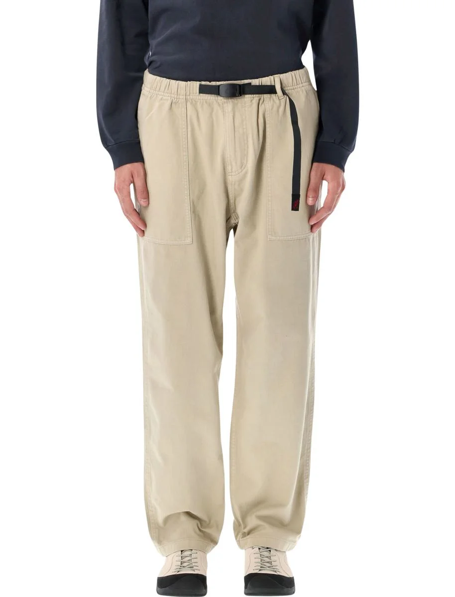Gramicci Loose Tapered Ridge Pants In Cotton Twill - 1