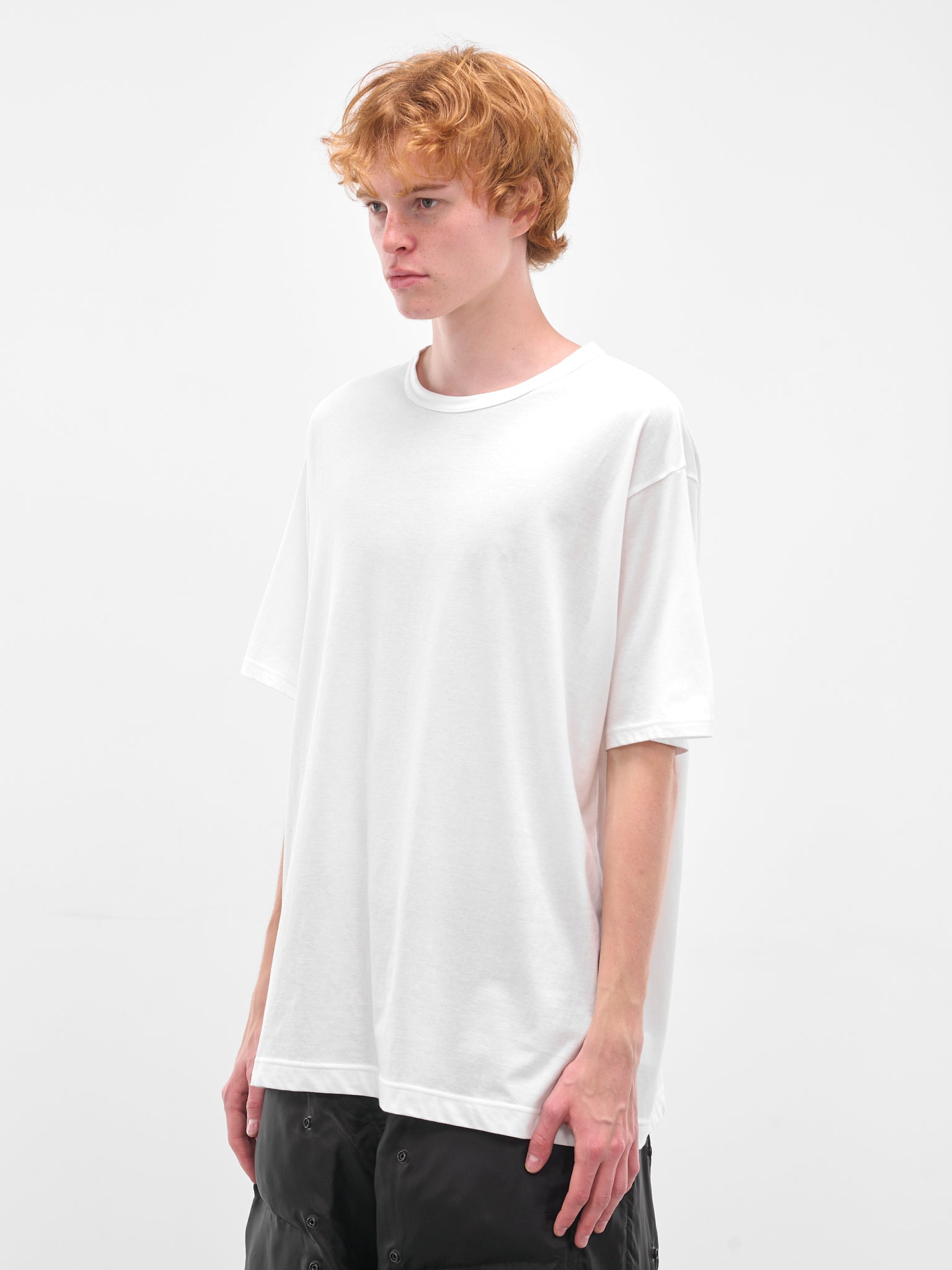 White Crewneck Tee - 2