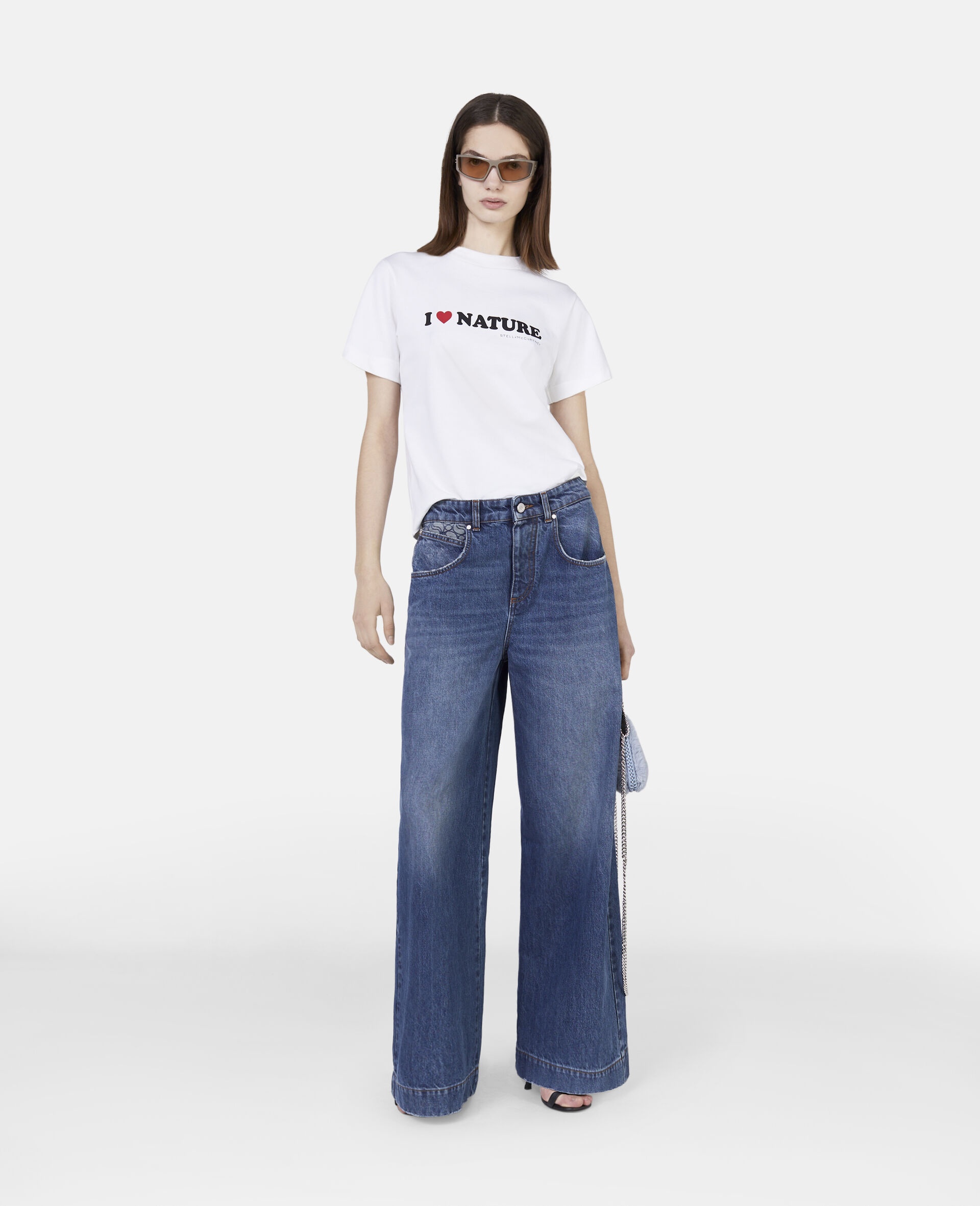 S-Wave Vintage Wash Wide Leg Jeans - 2