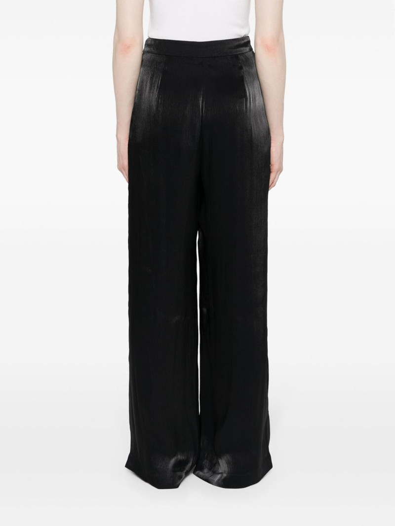 georgette pleated wide-leg trousers 4
