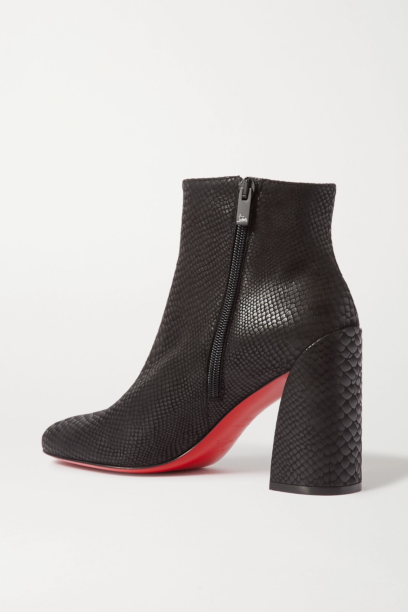 Turela 85 lizard-effect leather ankle boots - 4