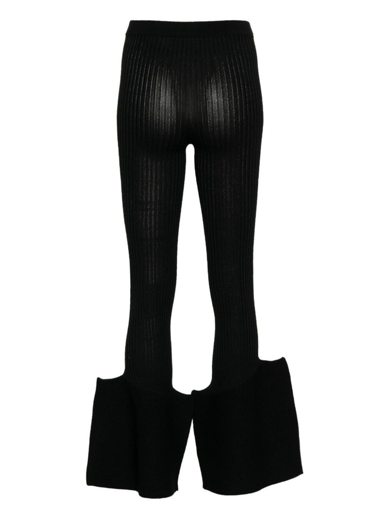 ISSEY MIYAKE Exuberance bootcut trousers outlook