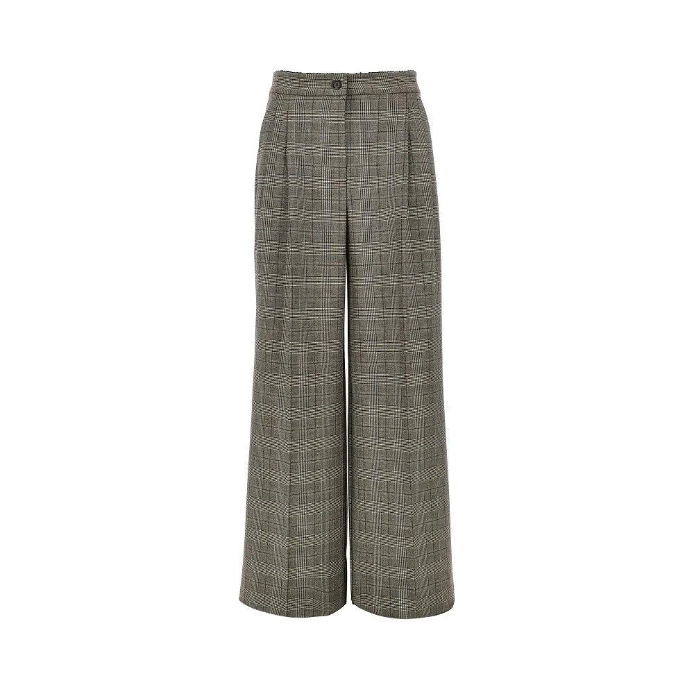 PRINCE OF WALES WIDE-LEG PANTS - 1