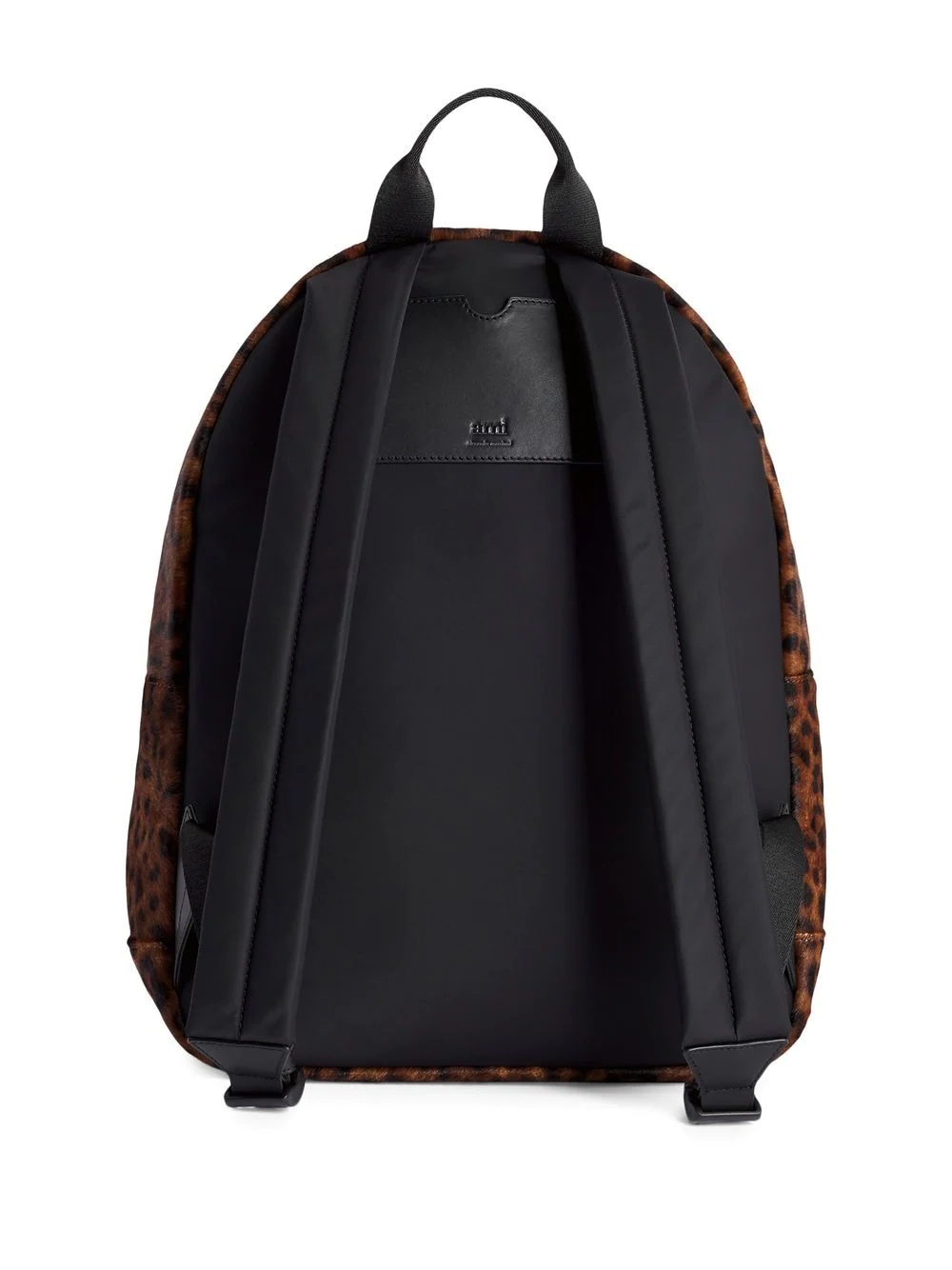 leopard-print zipped backpack - 2