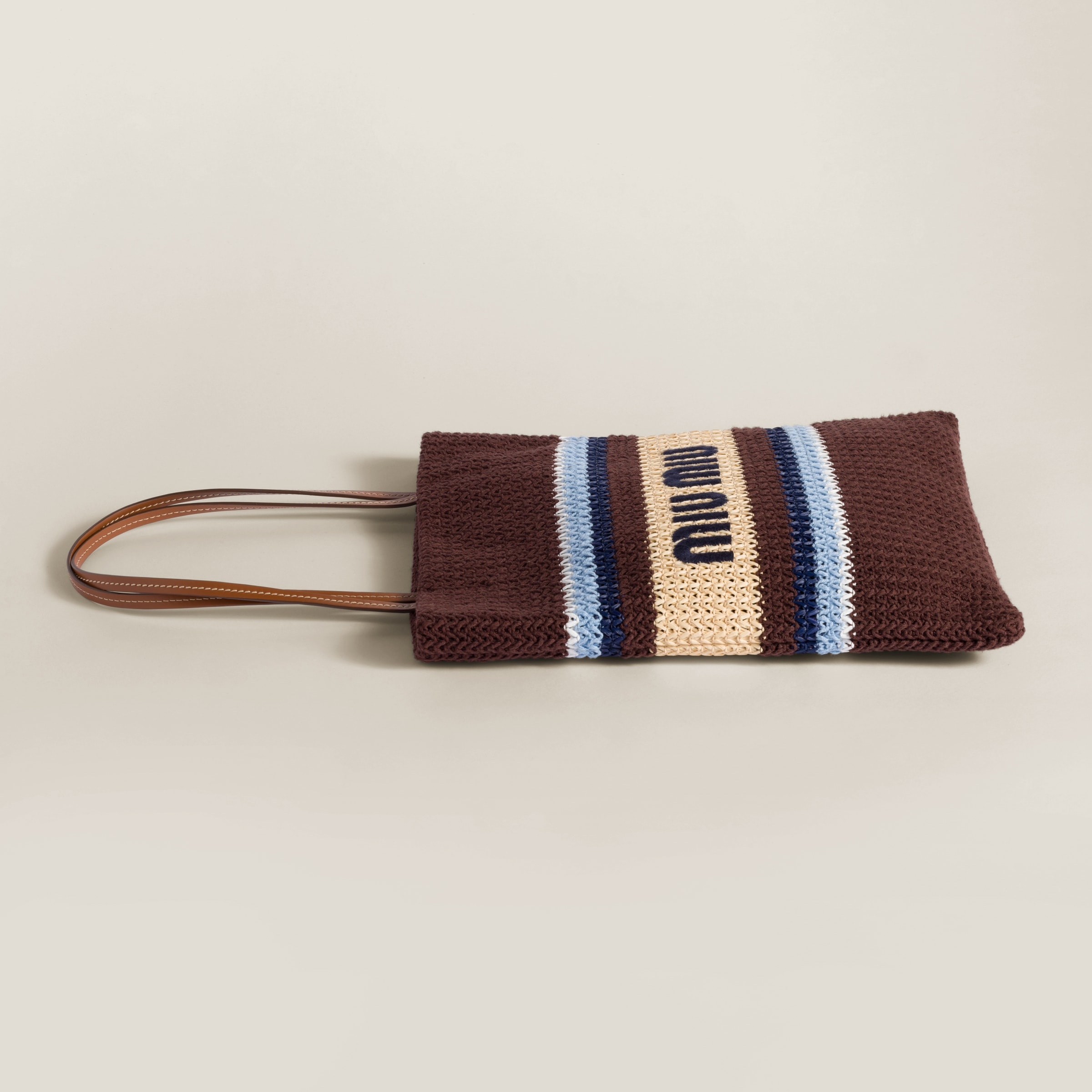 Raffia-effect woven tote bag - 3