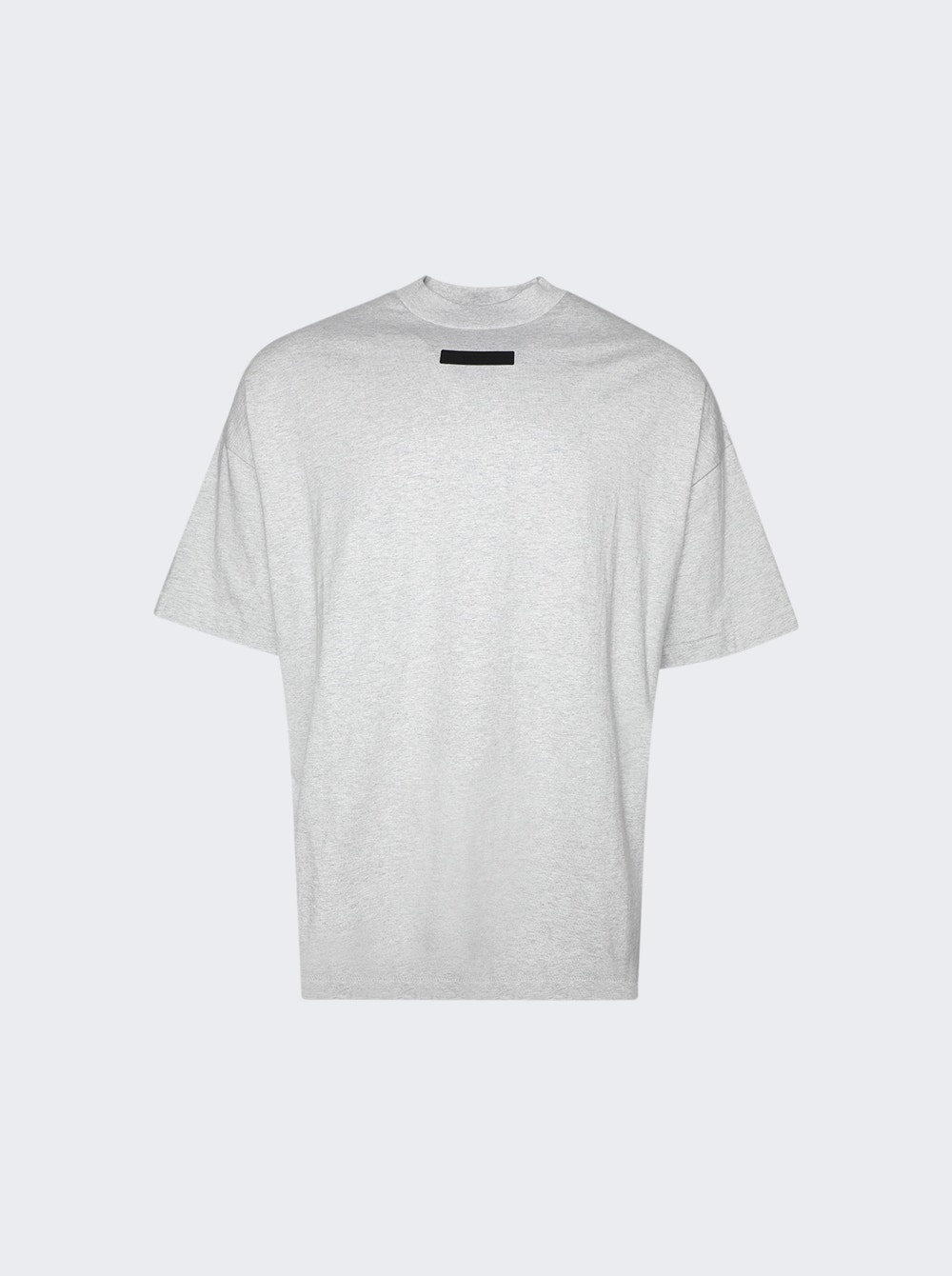 Crew Neck Tee Light Heather Grey - 1