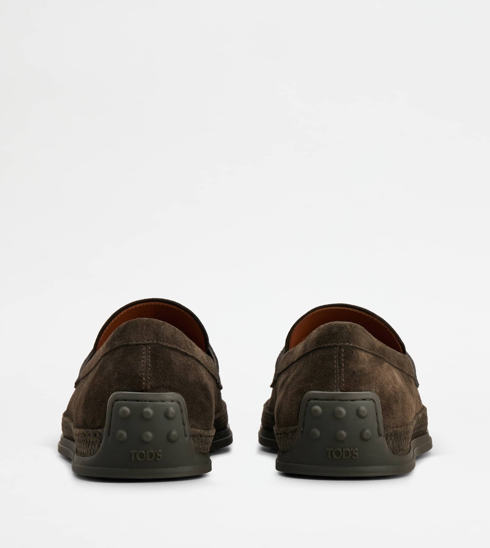 LOAFERS IN SUEDE - BROWN - 3
