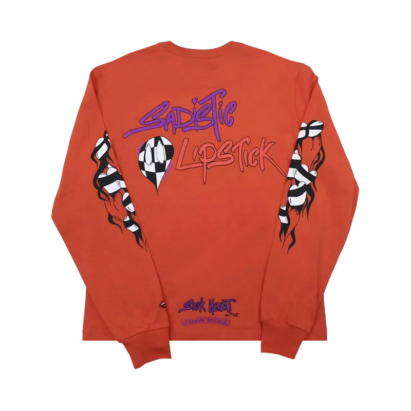 Chrome Hearts Chrome Hearts Matty Boy Sadistic Lipstick Long-Sleeve 'Red' outlook