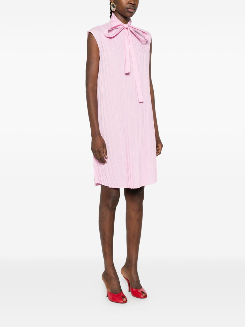 bow pleated mini dress 3