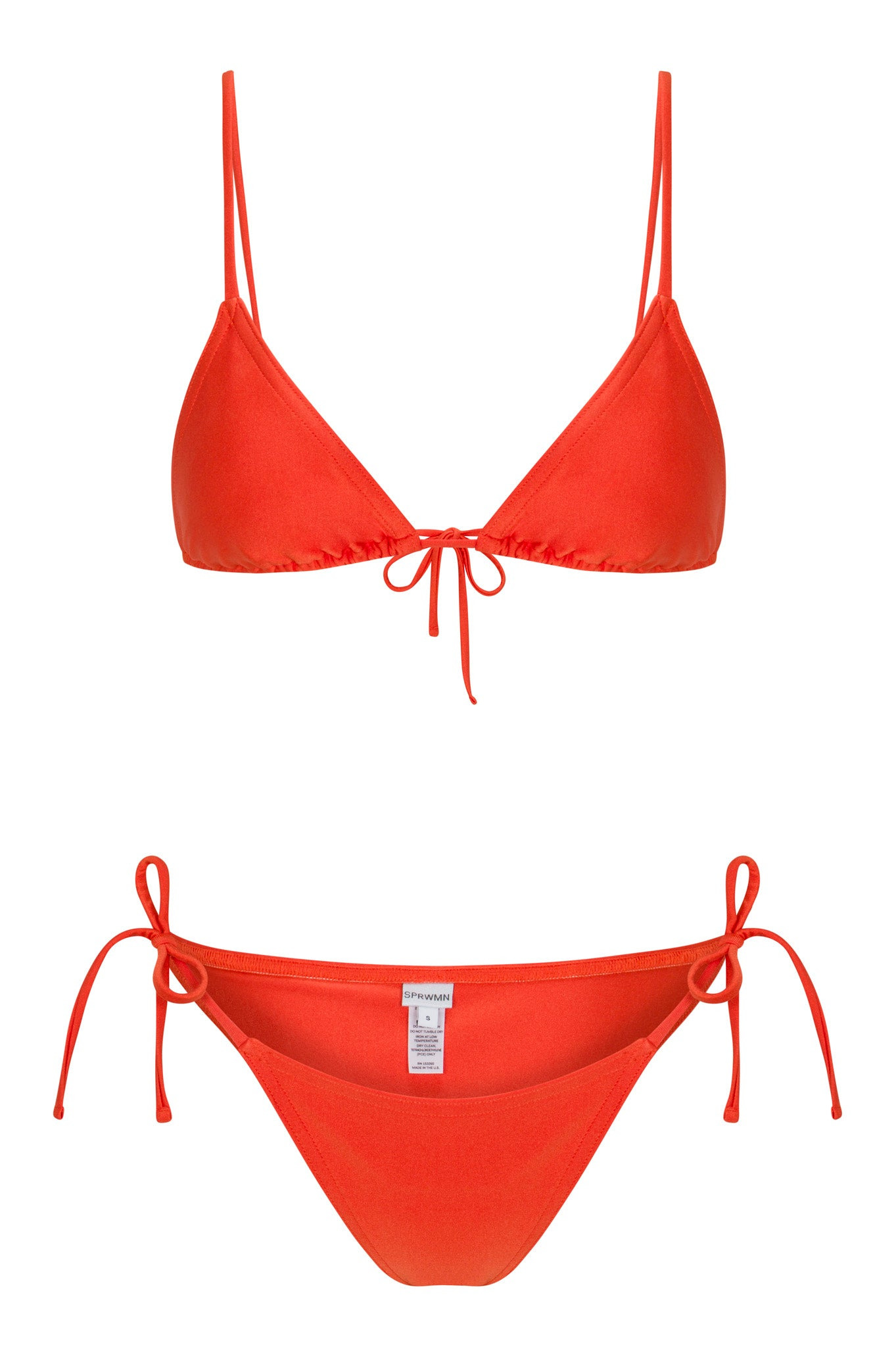 ORANGE TIE BIKINI BOTTOM - 6