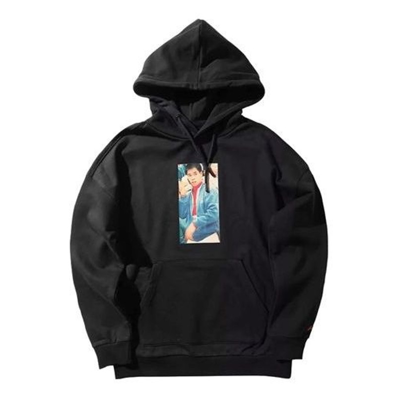 Li-Ning Character Graphic Hoodie 'Black' AWDNB63-1 - 1