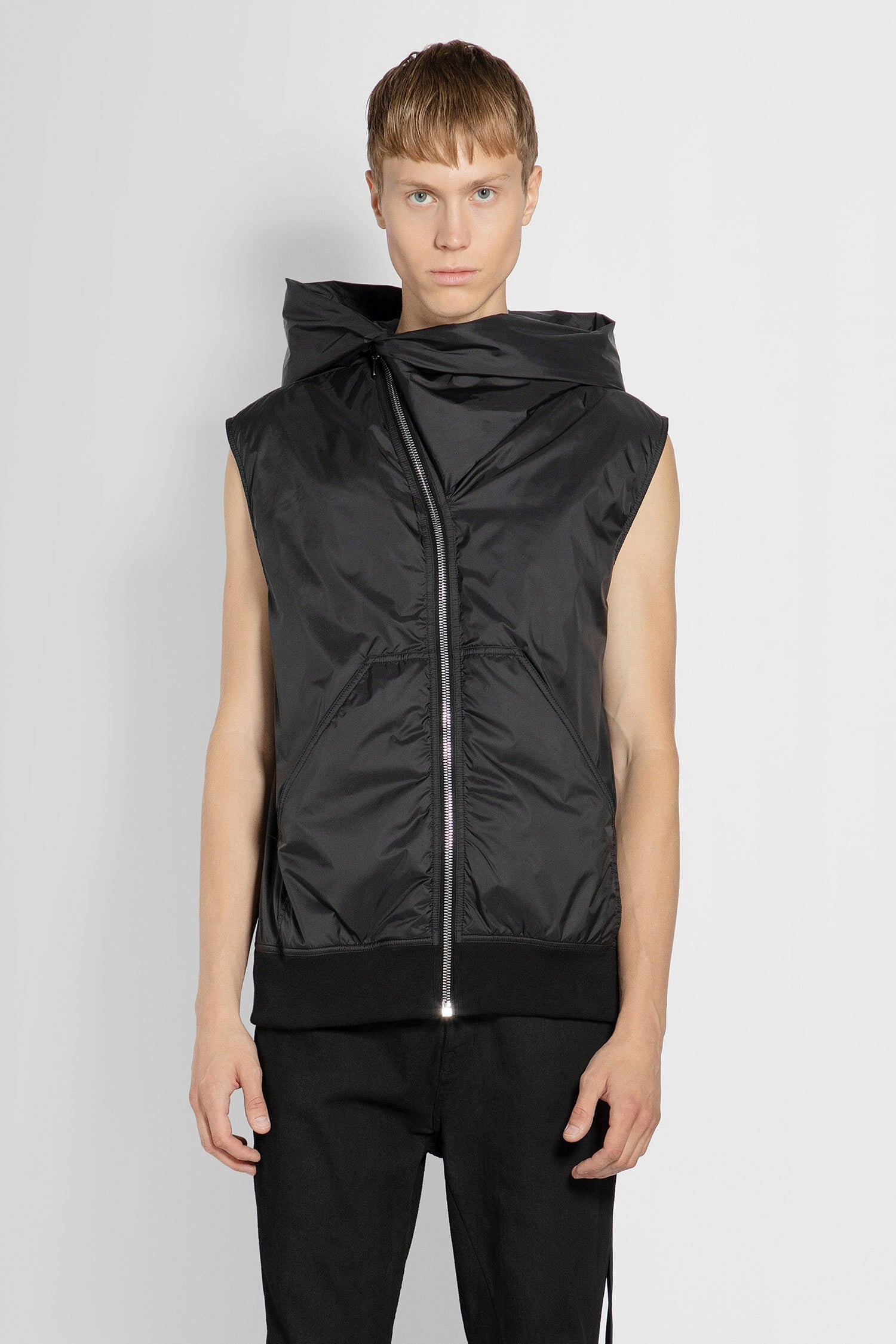 RICK OWENS MAN BLACK WAISTCOATS - 1