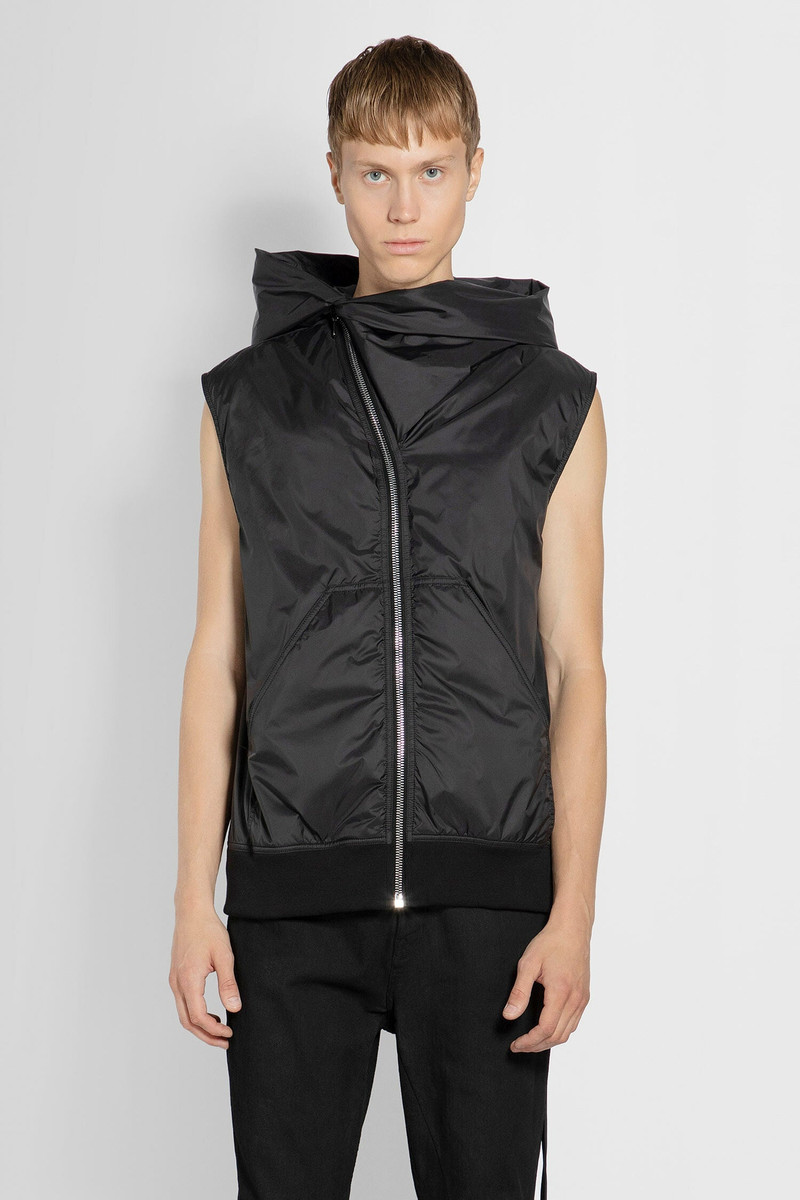 RICK OWENS MAN BLACK WAISTCOATS 1