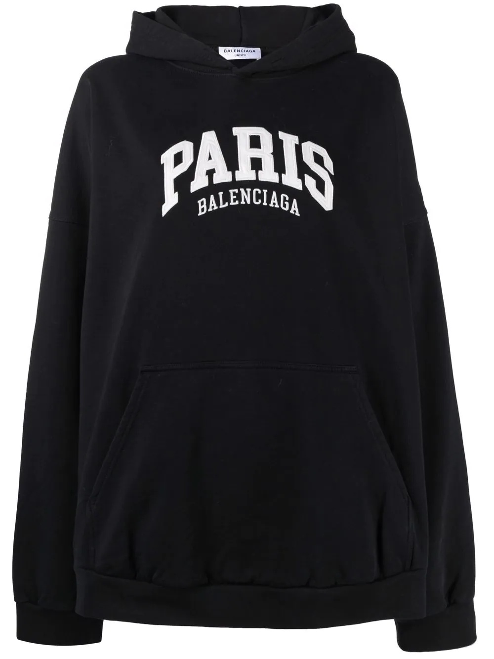 logo-print pullover hoodie - 1