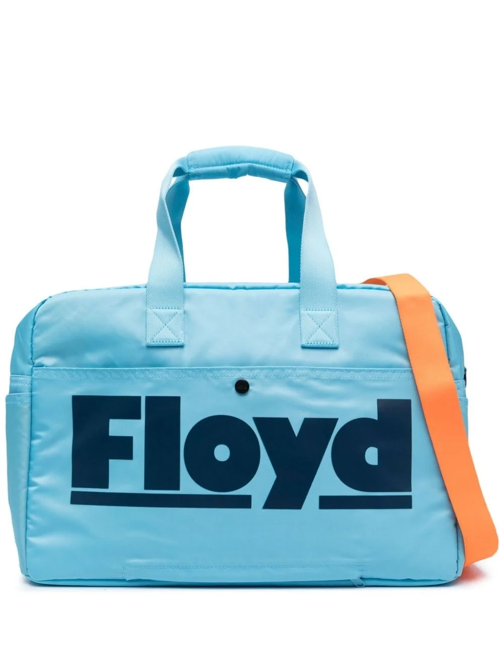 logo-print zip-fastening holdall - 1