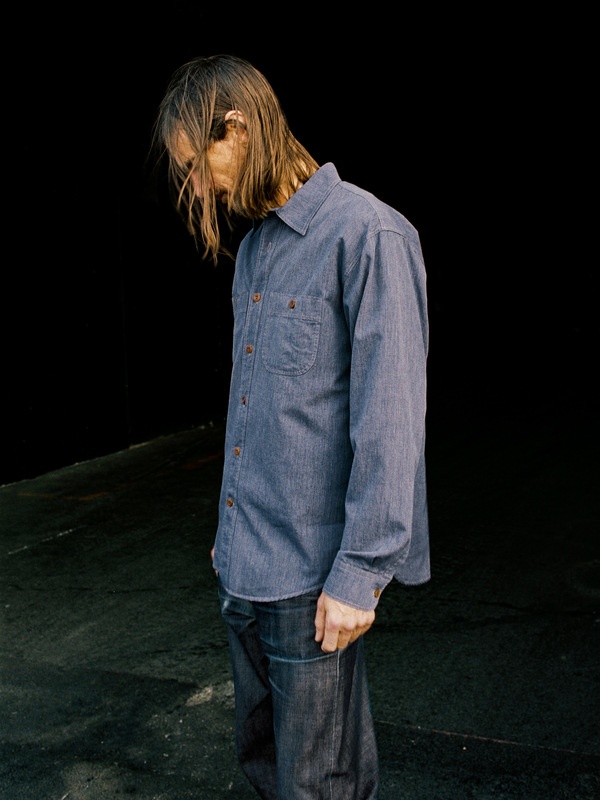 Julian Chambray Worker Shirt Indigo - 2