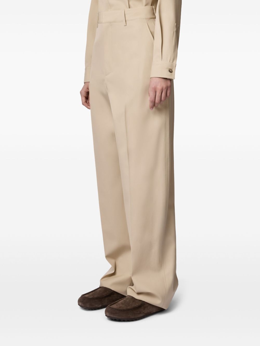 tailored straight-leg trousers - 3