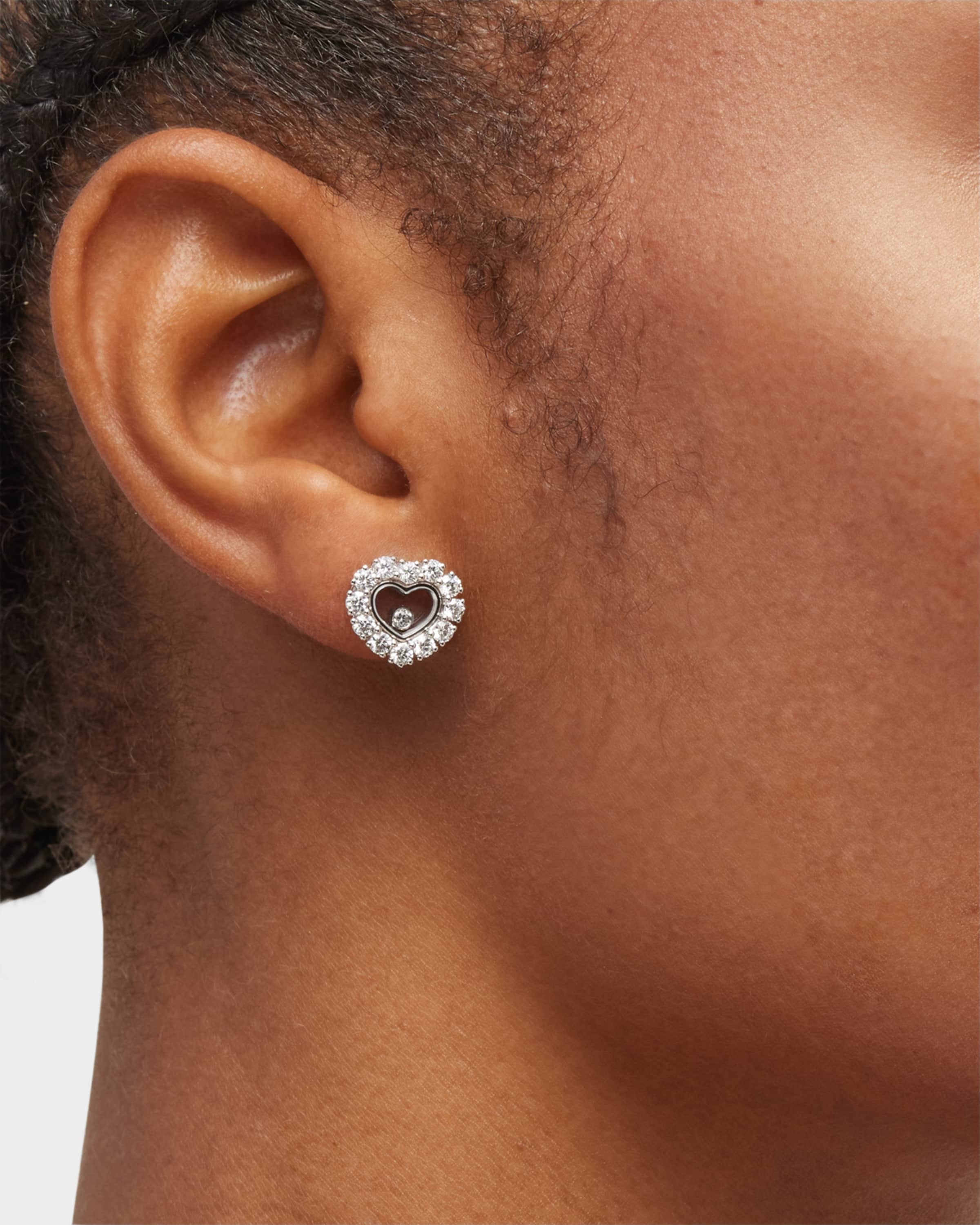 Happy Diamonds Icons 18K White Gold Joaillerie Earrings - 2