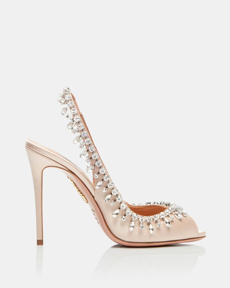 Temptation Crystal Satin Sandal 105 1