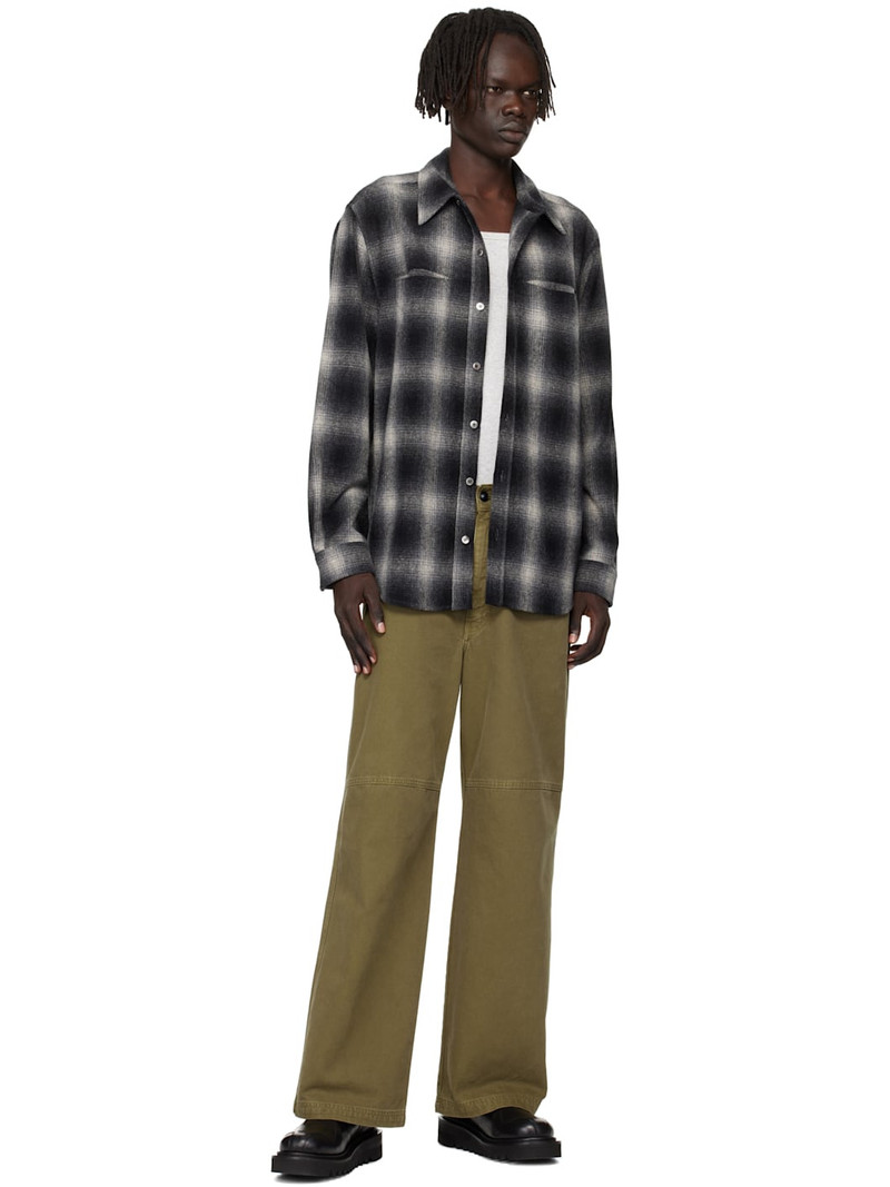 TOGA VIRILIS SSENSE Exclusive Black Hard Leather Chelsea Boots outlook