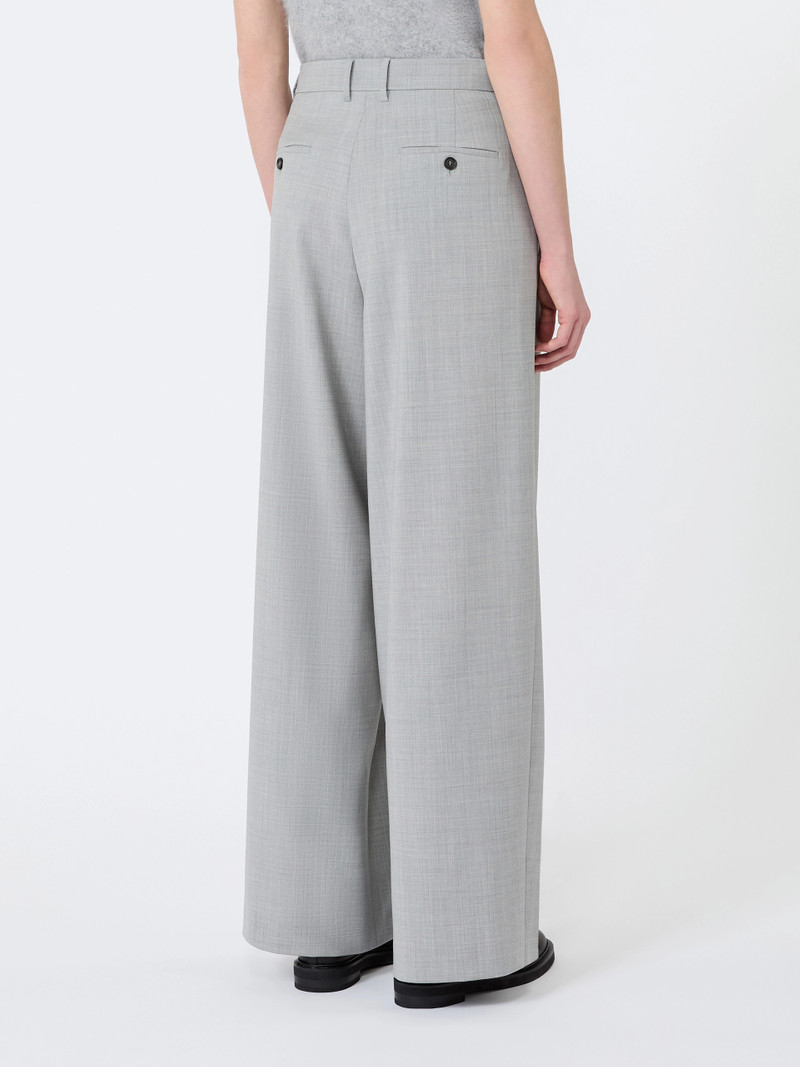 TARTUFO Woollen cloth trousers - LIGHT GREY 4
