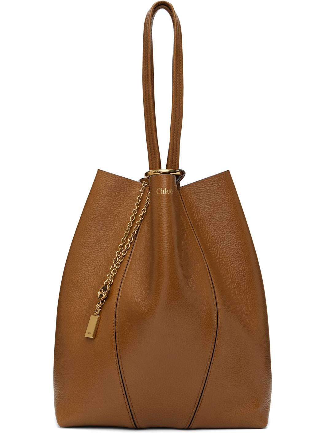 Brown 'Chloé Spin' Tote - 4