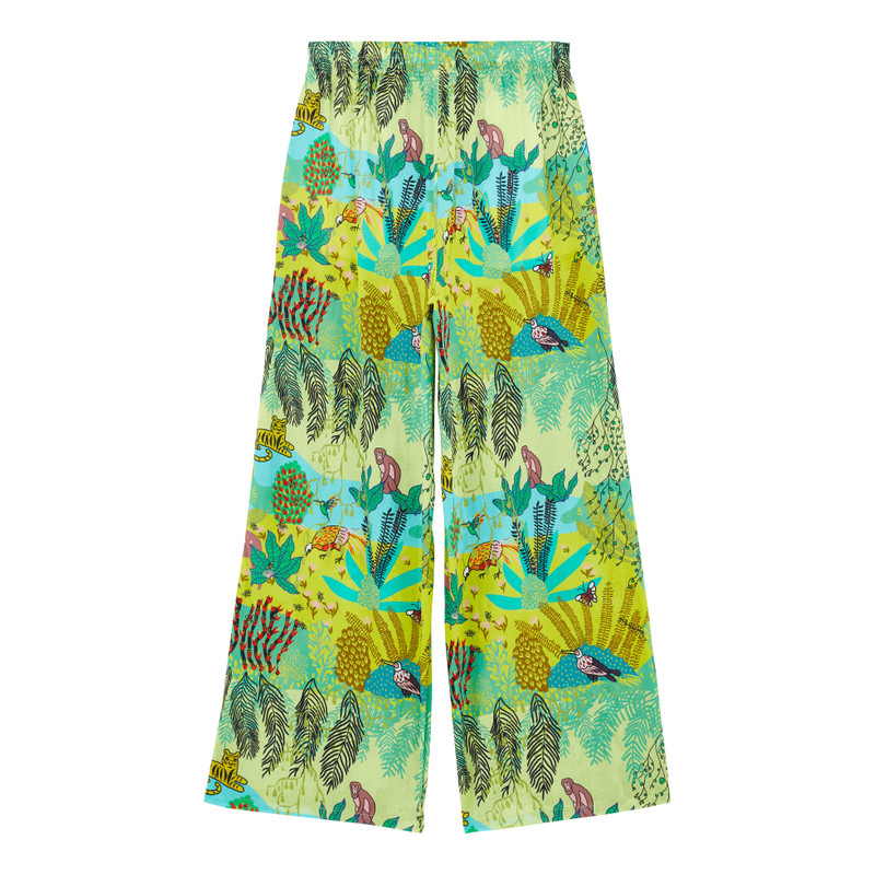 Vilebrequin Women Cotton Pants Jungle Rousseau outlook
