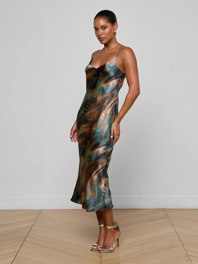 Seridie Silk Slip Dress 4
