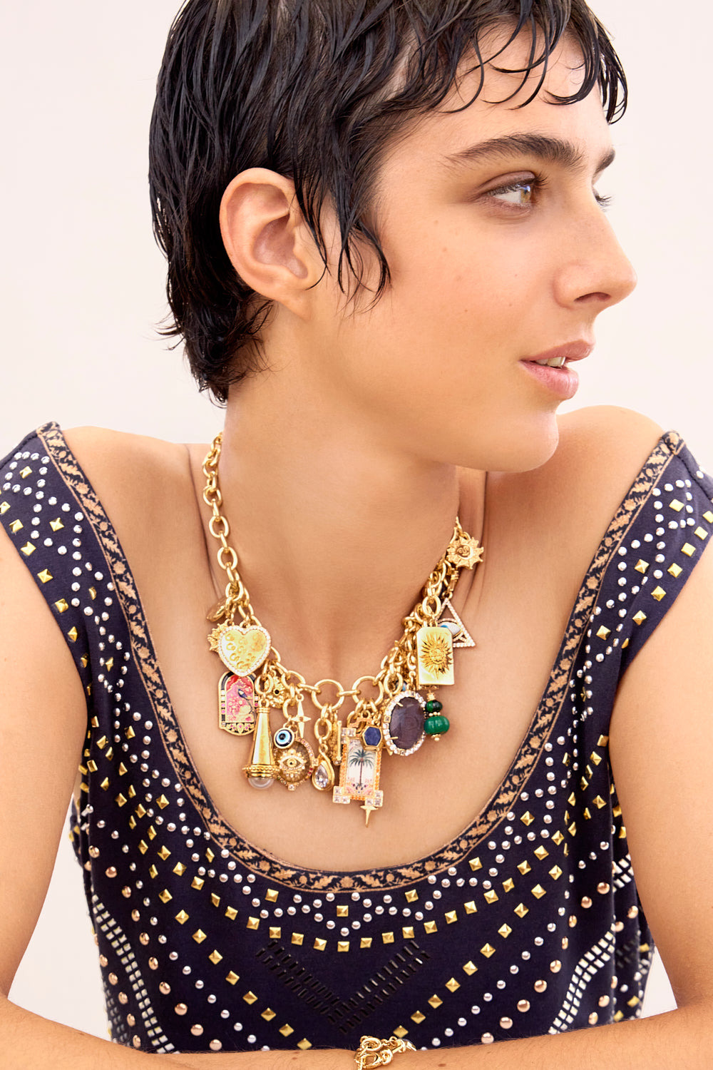 SULTANS, SCRIBES & SHAMANS CHARM NECKLACE - 2