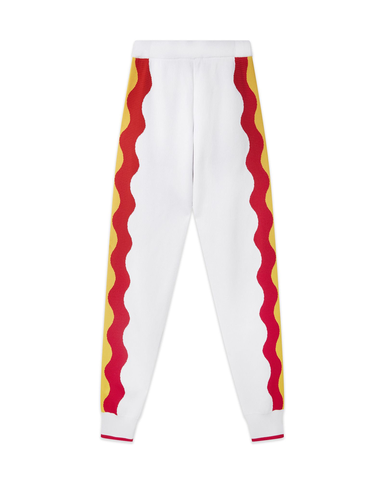 Red Wave Knit Tracksuit Pant - 2