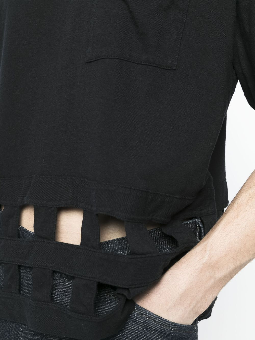 Windowpanel jersey T-shirt - 5