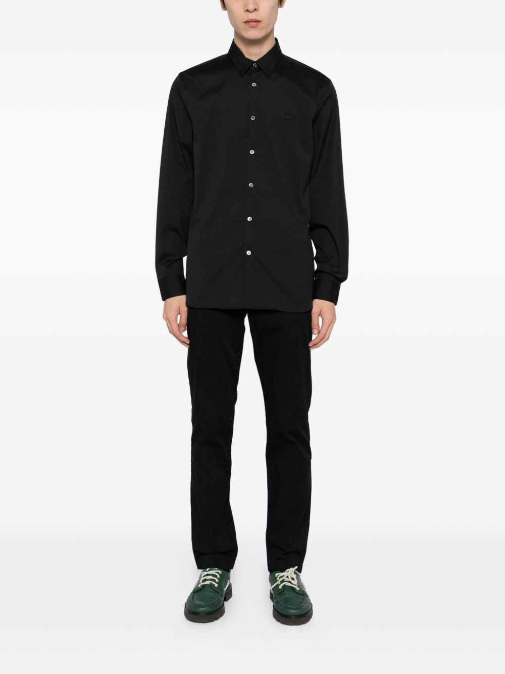 logo-appliqué shirt - 2
