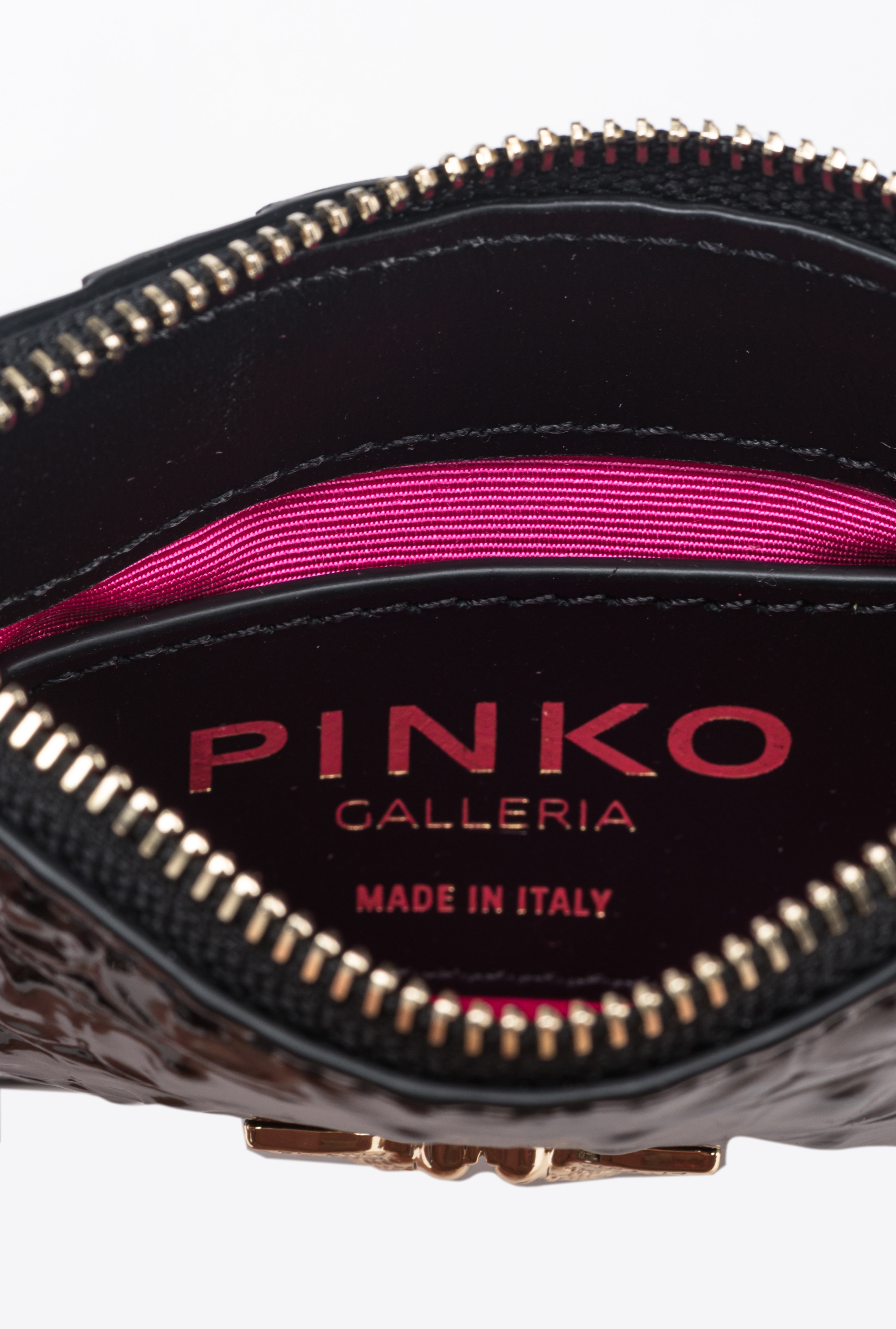 PINKO GALLERIA CROC-PRINT CARD HOLDER - 6